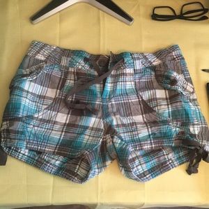 Unionbay Plaid Cargo Shorts Size 3